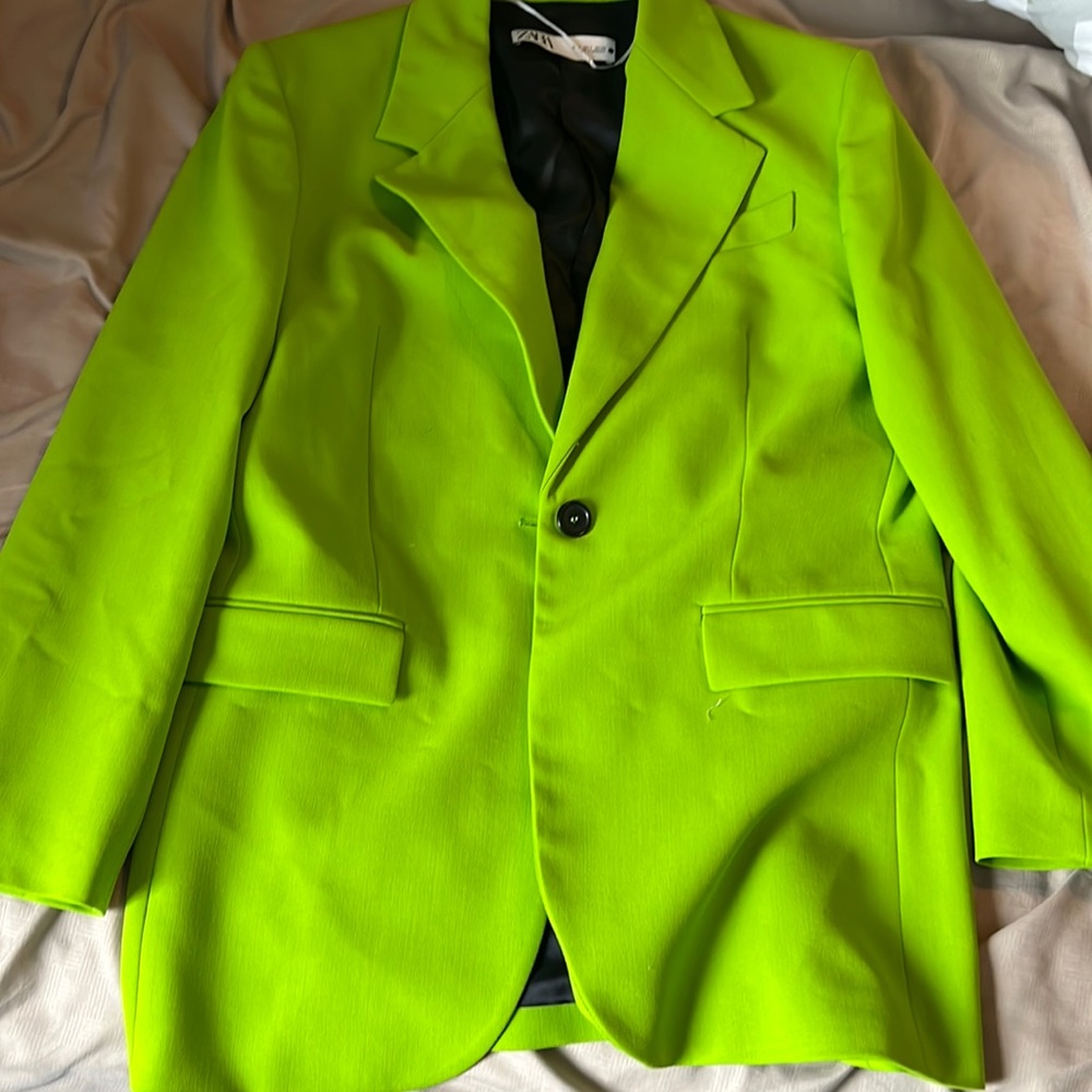 Zara spring blazer super cute oversized fit